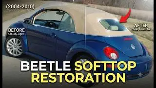 Restoring Beauty: Rear Glass Repair for VW Beetle Softtop (2004-2010)