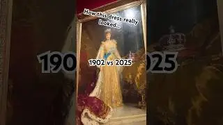 Queen Alexandra&rsquo;s coronation dress 👑 || #historicaldress #history #royalfashion #queenalexandra