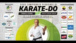 Transmiss&atilde;o do XXXII Campeonato Piauiense de Karat&ecirc;-D&ocirc; Tradicional