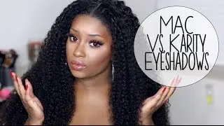 Battle of the Brands | MAC vs. Karity Eyeshadows! (Dupe Alert)