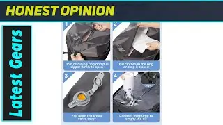 Amazing Vacuum Backpack! Travel Smarter & Pack More!