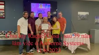 Farewell to Raquel casas, after 39 years at Airborne Systems.  August 11, 2023