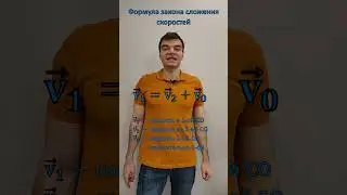 Формула закона сложения скоростей. Из списка формул к ЕГЭ по физике.