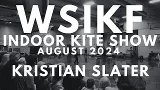 Kristian Slater at the WSIKF Indoor Kite Showcase