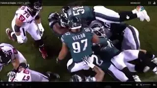 RSP NFL Lens Falcons Offensive Line Tries to Over-PowerEagles Defensive LIne