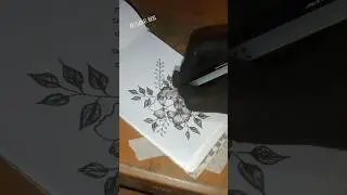 Floral Zentangle Art. #shortvideo #shorts #subscribe