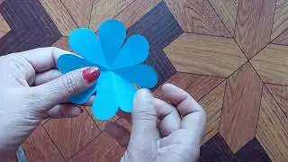Very Easy Paper Flower Craft /Paper Flower Making Step By Step / How To Make Paper Flower#part44