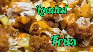 Chicken loaded fries recipe|| animal style fries || 