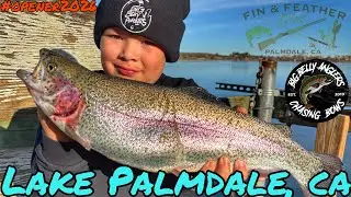 WE FOUND 15K LBS OF MT LASSEN TROUT | FISHING FIN & FEATHER TROUT OPENER | JAN 2026 LAKE PALMDALE CA