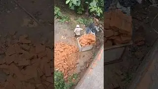 How to make building bricks lifting machine work #skills #shorts #building #brick