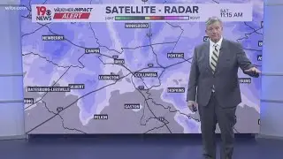 Snow coming down across South Carolina. How much more could we get?