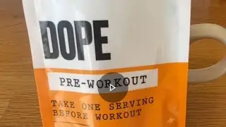 Bulk Blue Raspberry Dope Pre workout drink | Quick review with warnings