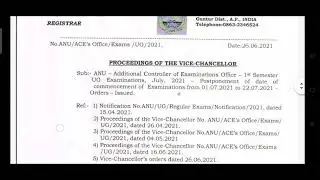 Degree 1st sem Exams Postponed July 2021 | FhaYas InfoTech |