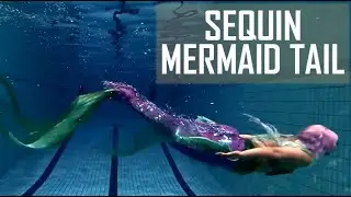 Moonsong Mermaid Sequin tail - test swim
