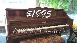 Long Island Used Pianos - Kimball Upright Console Walnut