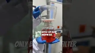 The Best Bottle Top Filter in the Lab! Foxx Autofil #cellculture #tissueculture #lab #biotechnology