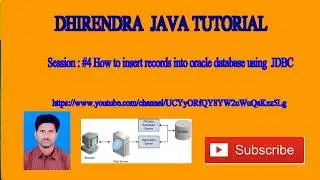 how to insert records into oracle database using jdbc