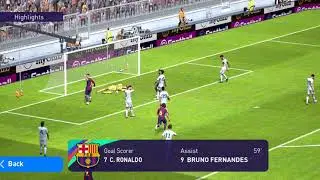 Best Goal From Portugal Duo ft. Bruno Fernandes & Cristiano Ronaldo | PES 2021 Short