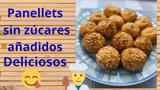 Panellets, sin az&uacute;cares a&ntilde;adidos F&aacute;cil de hacer y deliciosos 😋🧑&zwj;🍳