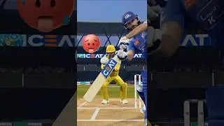 ROHIT SHARMA almost out? 🥵 in Cricket 19 #GamingCricket #IPL2025 #Shorts