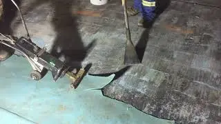 Removing Epoxy Liner from Fuel Storage Tank Using Induction Technology