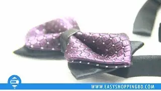 Violet Dot Bow Tie For Men in Bangladesh | Easy Shopping BD