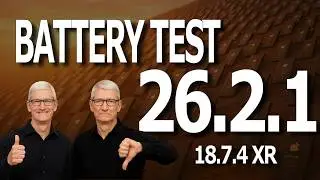 iOS 26.2.1 и 18.7.4: Тест времени автономной работы / разряда батареи / производительности батареи.