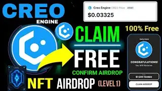 Creo Engine Airdrop | Creo Engine Testnet  Airdrop Guide | Claim Free Nft Airdrop | Level1