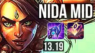 NIDALEE vs SYNDRA (MID) | 1700+ games, 9/1/3, 1.8M mastery, Godlike | EUW Master | 13.19