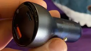 Baseus VCKX65C 65W PPS USB Type-C PD QC Зарядное Устройство в Прикуриватель Автомобиля. Всё ли так??