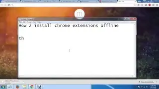 How to install chrome extensions offline