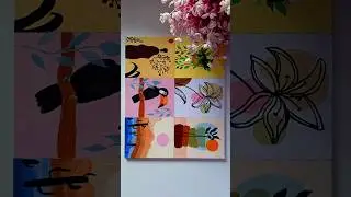 Aesthetic Boho Acrylic Painting 🌵 Desert Landscape Art | Modern Minimal Canvas | Series 6/6