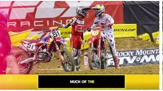 Justin Barcia & Malcolm Stewart Crash Shocks Anaheim 1 | Supercross 2026 