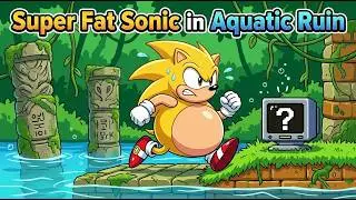 SUPER FAT SONIC IN AQUATIC RUIN ► Sonic Hacks ► Gameplay