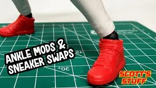 Upgrading Ankle Articulation on WWE Main Event Figures + Shoe Swaps