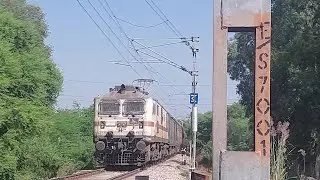 15531 Saharsa Amritsar Jansadharan and 18309 Sambalpur Jammu Express at speed near Mohali
