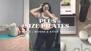 PILATES AS A PLUS SIZE LATINA💗 #athomeworkouts #fitnessmotivatio #plussizefitness
