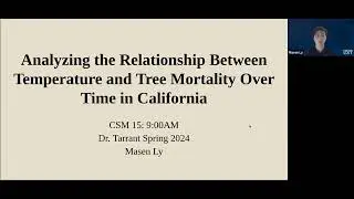 Analyzing the Relationship Between Temperature and Tree Mortality Over Time in California