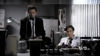 House M.D. S1 E1 - House and Wilson doing nothing.