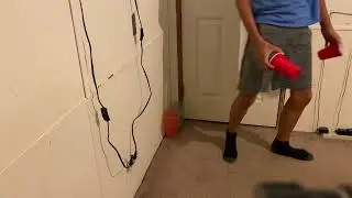 Finally making the double cup trick shot at 12 AM.