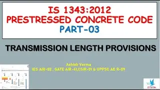 IS1343:2012|Prestressed Concrete Code|Transmission Length|Pretensioned Members|Part-1