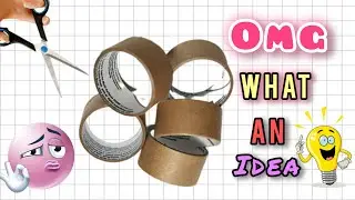 DIY Cute Strawberry Organizer from Empty Tape Rolls | how to use empty tape roll 
