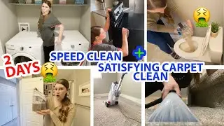 BIG DEEP CLEAN WITH ME/ EXTREME CARPET CLEANING/ SPEED CLEAN /CLEANING MOTIVATION/DECLUTTER 2021