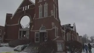 Church Fire Aftermath