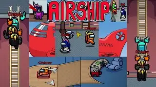 Airship Imposter Game w/ Chippy - New Among Us Map