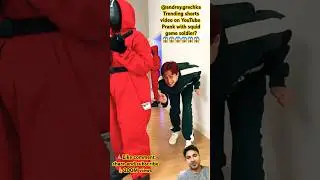 I Pranked a Real Squid Game Soldier #shorts #squid game #Trending