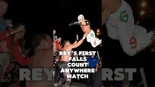 The first Falls Count Anywhere matches of WWE wrestlers (Part 2) #wwe #wrestling #shorts