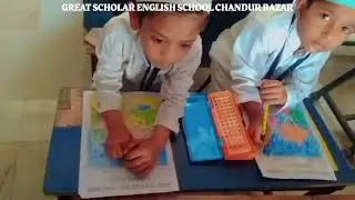 Drawing Competition at Great Scholar English School #art #drawingforkids 