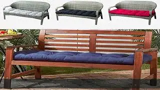 Indoor/Outdoor Bench Cushion Cotton Garden Furniture Loveseat Cushion, 51.2