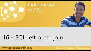 Learn SQL – 16 SQL left outer join